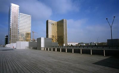 la Bibliothèque Nationale de France vue de la Bibliothèque Nationale de France