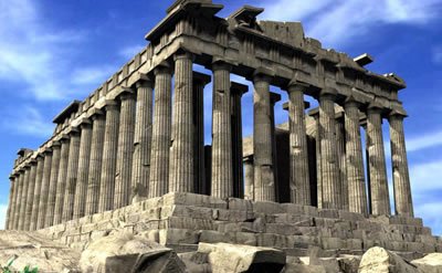 le Parthénon le temple grecq du Parthénon